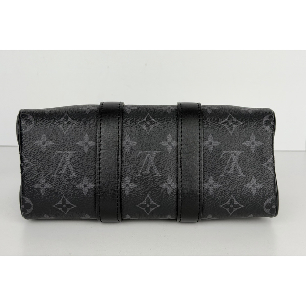 Louis Vuitton Keepall Bandouliere 25 Monogram Eclipse Reverse Coated Canvas F2 - Picture 3 of 16